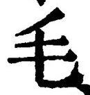 글자 毛