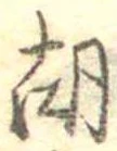胡の位置