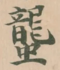 蠪の位置