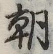 朝の位置