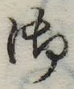 御の位置