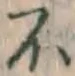 글자 不