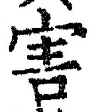 글자 害