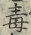 글자 毒