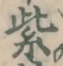 글자 紫