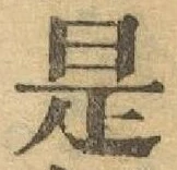글자 是