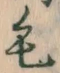 글자 毛