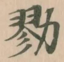 勠の位置