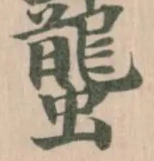 蠪の位置