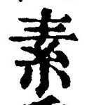 글자 素