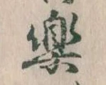 楽の位置