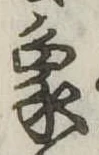 象の位置