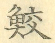 Chữ 鮫