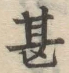 글자 甚