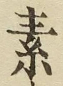 글자 素