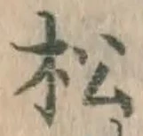 字松