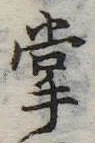 掌 위치 확인됨