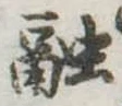 融の位置