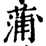 文字蒲