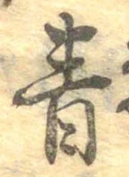 青の位置