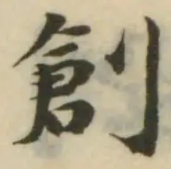 創の位置