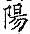 글자 陽