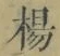 文字楊