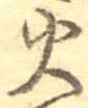 火の位置