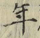 글자 年