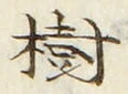 글자 樹