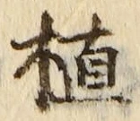 글자 植