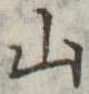 山 위치 확인됨
