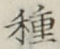 글자 種
