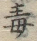 글자 毒