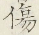 글자 傷