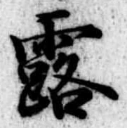 露 위치 확인됨