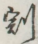割の位置