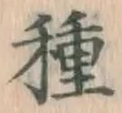글자 種