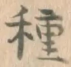 글자 種