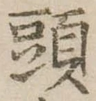 頭の位置