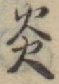 炎の位置