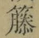글자 籐