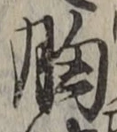 글자 胸