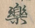 楽の位置