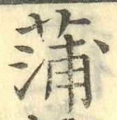 字蒲