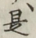 글자 是