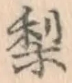 Character 梨