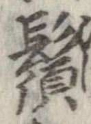 鬚の位置