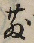 散の位置