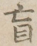 盲の位置